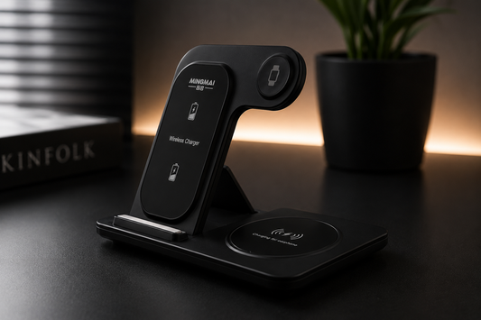 Nexora Prestige 3-in-1 Fast Wireless Charging Station